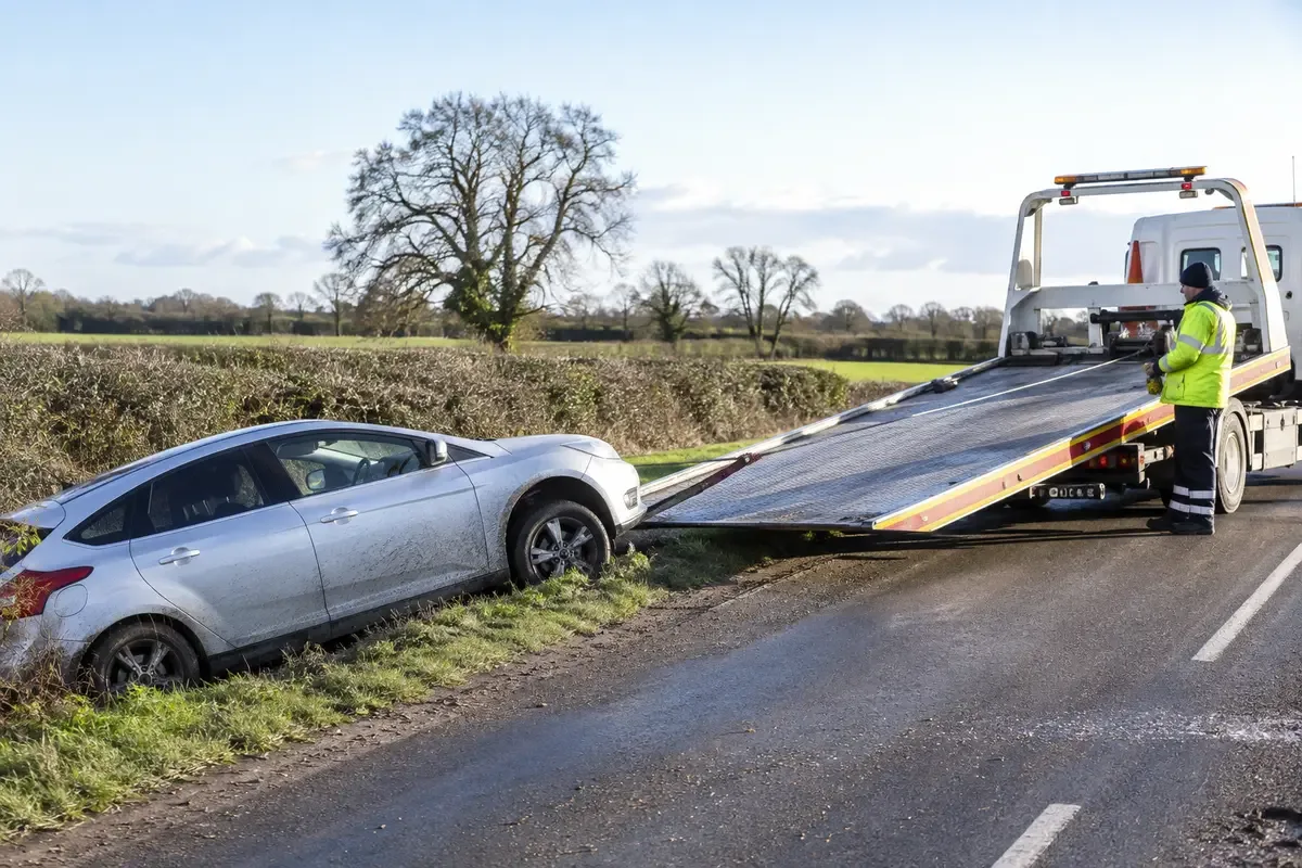 EV Recovery carried out by a professional vehicle recovery operator
